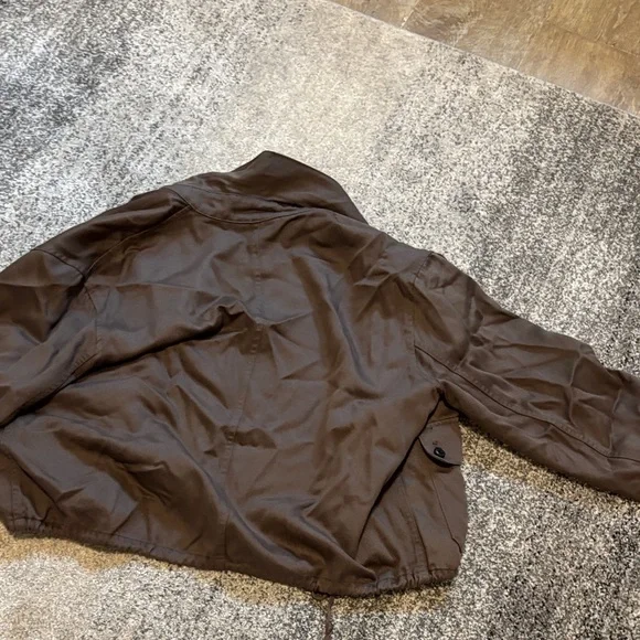 Brown Button-Up Jacket - Picture 6 of 8